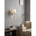 Load image into Gallery viewer, Scoop Alabaster Wall Sconce