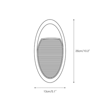 Scorpius Outdoor Wall Lamp – detail 5 — Dimension drawings 2