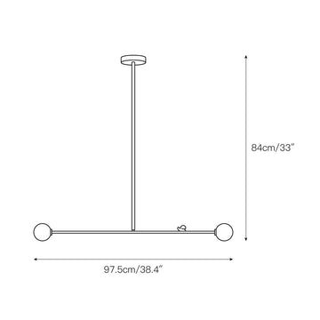See Saw Pendant Lamp – detail 4 — Dimension drawings 2