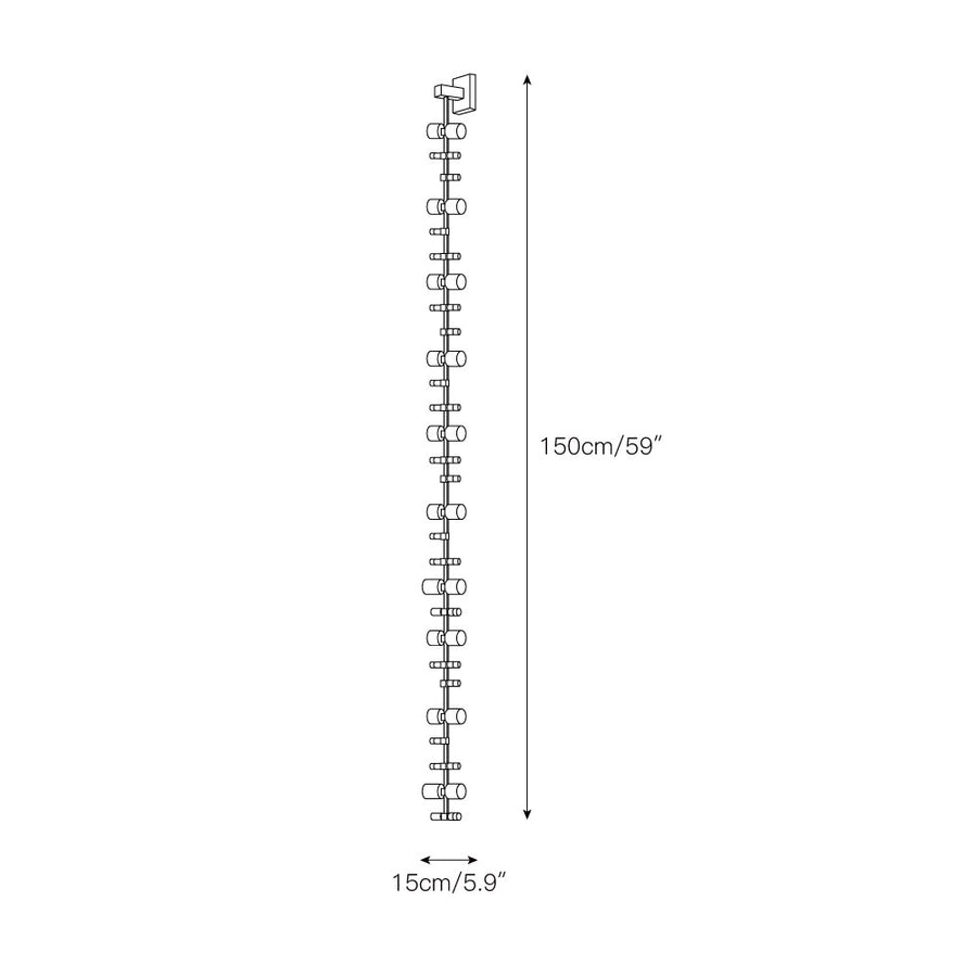 Semper Mia Wall Lamp – detail 4 — Dimension drawings 2