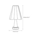 Load image into Gallery viewer, Shadon Marble Pleated Table Lamp