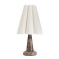 Load image into Gallery viewer, Shadon Marble Pleated Table Lamp