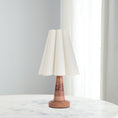 Load image into Gallery viewer, Shadon Marble Pleated Table Lamp