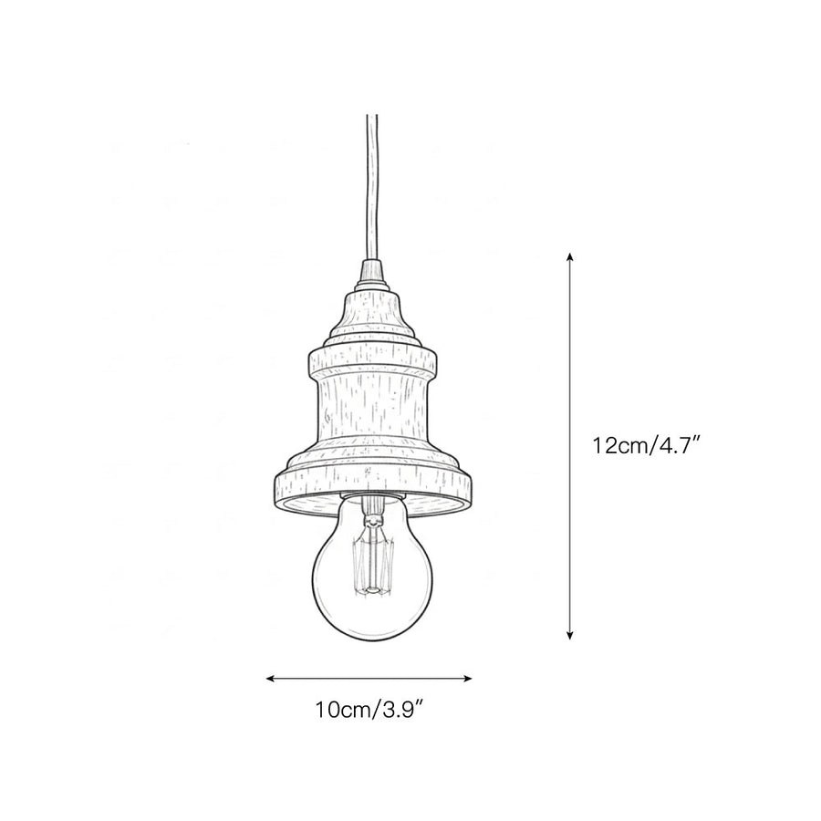 Silvares Wood Swag Lights – detail 4 — Dimension drawings 2
