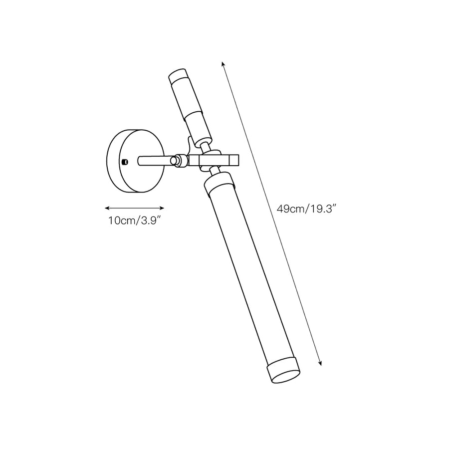 Skylark Wall Lamp – detail 3 — Dimension drawings 1