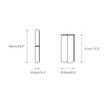 Load image into Gallery viewer, Arched Glass Tube Wall Sconce