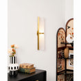 Load image into Gallery viewer, Arched Glass Tube Wall Sconce