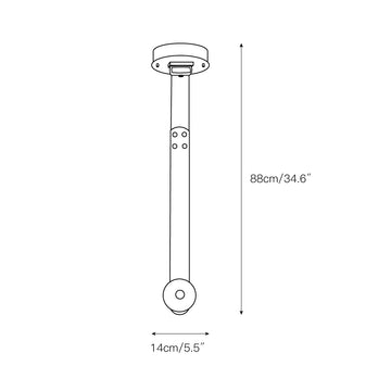 Snaps LED Pendant Lamp – detail 3 — Dimension drawings 1