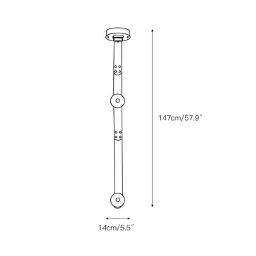 Snaps LED Pendant Lamp – detail 4 — Dimension drawings 2