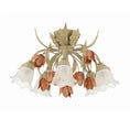 Load image into Gallery viewer, Southport Sage Rose Ceiling Lamp