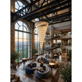 Load image into Gallery viewer, Spiral Tiered Layered Crystal Chandelier
