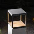 Load image into Gallery viewer, Square Frame Fence Post Outdoor Light