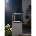 Load image into Gallery viewer, Square Frame Fence Post Outdoor Light