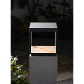 Load image into Gallery viewer, Square Frame Fence Post Outdoor Light