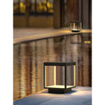 Load image into Gallery viewer, Square Frame Fence Post Outdoor Light