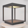 Load image into Gallery viewer, Square Frame Fence Post Outdoor Light
