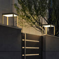 Charger l'image dans la visionneuse de la galerie, Square Frame Fence Post Outdoor Light