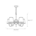 Load image into Gallery viewer, Aged Stacey Chandelier