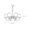 Load image into Gallery viewer, Aged Stacey Chandelier