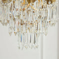 Load image into Gallery viewer, Stained Crystal Linear Pendant Lamp