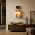 Load image into Gallery viewer, Payson Double Alabaster Wall Lamp