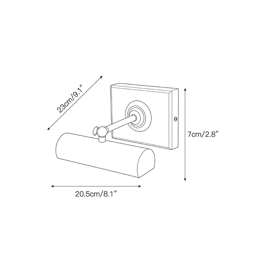 Steamer Wall Sconce – detail 3 — Dimension drawings 1