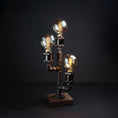 Load image into Gallery viewer, Steampunk Pipe Table Lamp