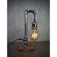 Load image into Gallery viewer, Steampunk Pipe Table Lamp