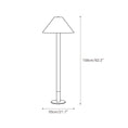 Load image into Gallery viewer, Sterling Travertine Floor Lamp