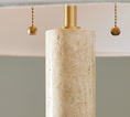 Load image into Gallery viewer, Sterling Travertine Floor Lamp