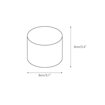 Sterno Alabaster Table Lamp (Built-in Battery) – detail 3 — Dimension drawings 1