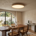 Charger l'image dans la visionneuse de la galerie, Ultra-thin Round Travertine Ceiling Lamp