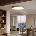 Charger l'image dans la visionneuse de la galerie, Ultra-thin Round Travertine Ceiling Lamp