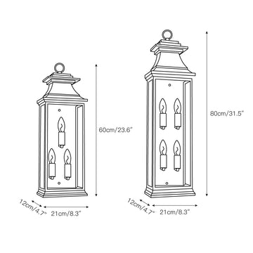 Strathmore Wall Lamp – detail 3 — Dimension drawings 1