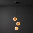 Load image into Gallery viewer, Sultana Alabaster Cluster Chandelier