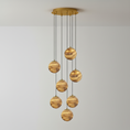 Load image into Gallery viewer, Sultana Alabaster Cluster Chandelier