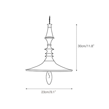 Sumally Pendant Light – detail 6 — Dimension drawings 4