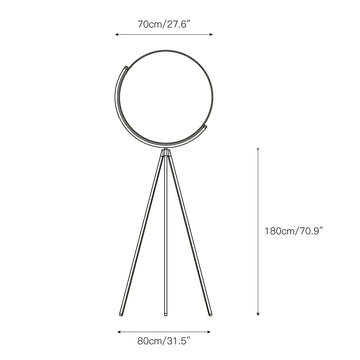 Superloon Floor Lamp — Dimension drawings 1