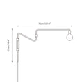 Load image into Gallery viewer, Swing Plug-in Wall Lamp