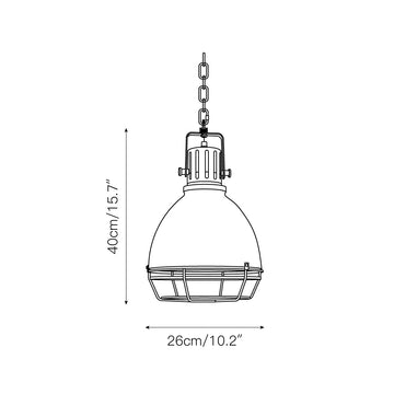 Tagabo Pendant Light – detail 3 — Dimension drawings 1