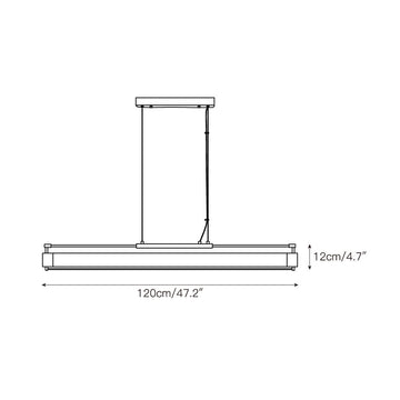 Tamar Wand Pendant Lamp – detail 5 — Dimension drawings 3