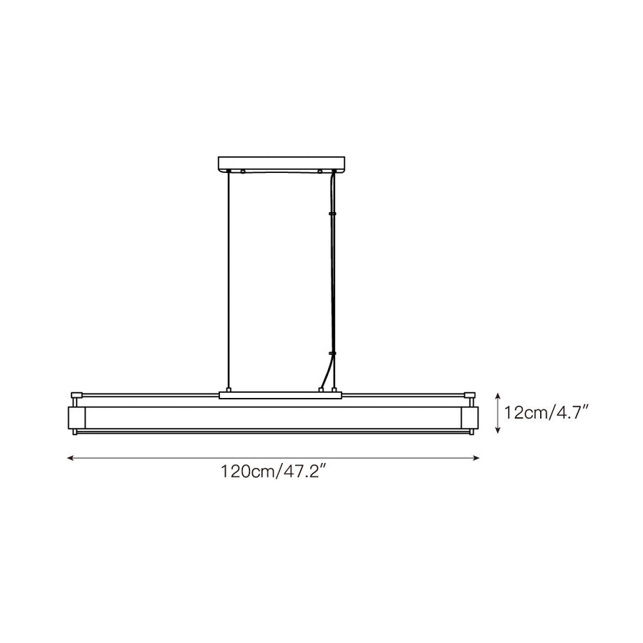 Tamar Wand Pendant Lamp – detail 5 — Dimension drawings 3