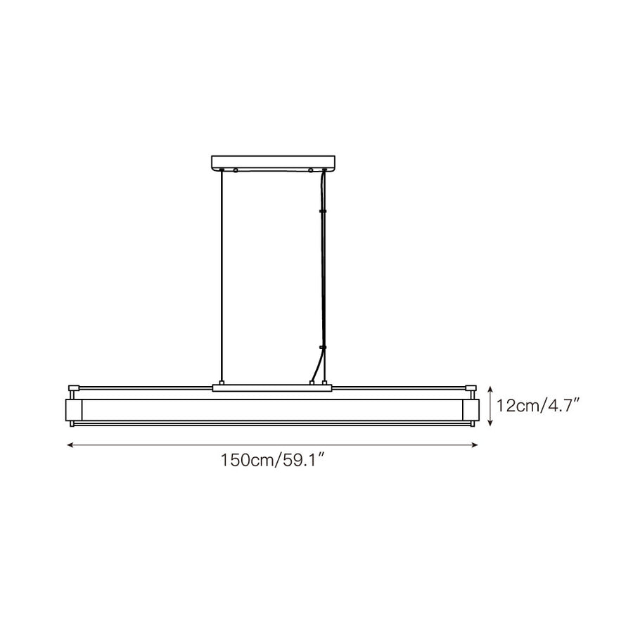 Tamar Wand Pendant Lamp – detail 4 — Dimension drawings 2