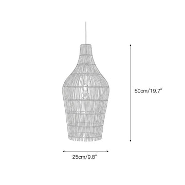 Taylor Rattan Pendant Lamp – detail 3 — Dimension drawings 1