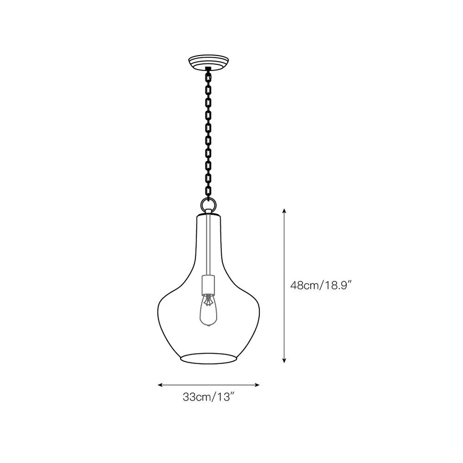 Terina Pendant Lamp – detail 3 — Dimension drawings 1