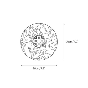 Terkel Marble Wall Lamp – detail 5 — Dimension drawings 1