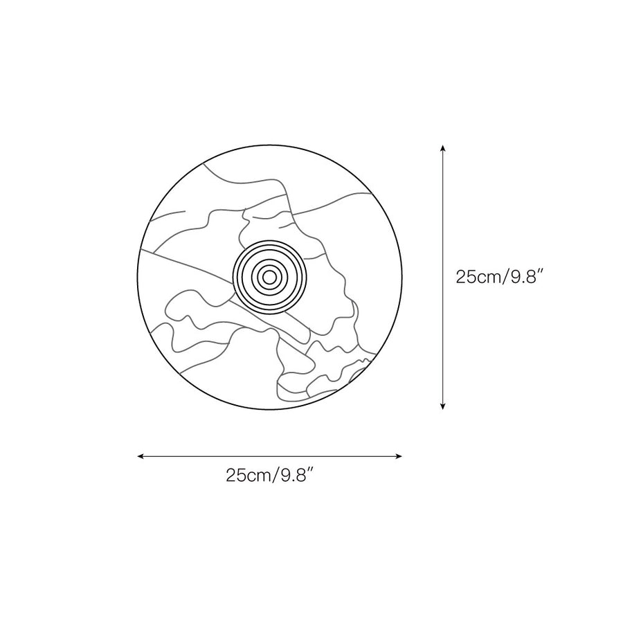 Terkel Marble Wall Lamp – detail 6 — Dimension drawings 1