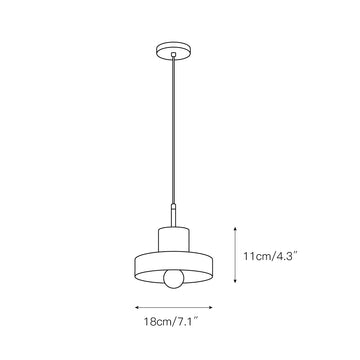 Terrazzo Pendant Lamp – detail 5 — Dimension drawings 3