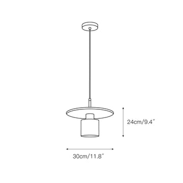 Terrazzo Pendant Lamp – detail 3 — Dimension drawings 1