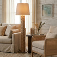 Load image into Gallery viewer, Textile Block Floor Lamp